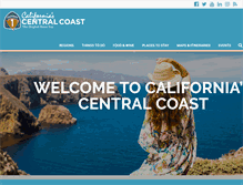 Tablet Screenshot of centralcoast-tourism.com